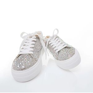 NWT Betsey Johnson Bling Platform Sneakers, size 7